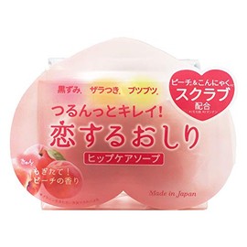 Pelican Soap Koisuru Butt Hip Care Soap, Single Item, 2.8 oz (80 g) x 4 Packs