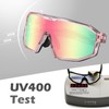Suertree Photochromic Cycling Glasses Men Women Clear Sports Sunglasses Mountain