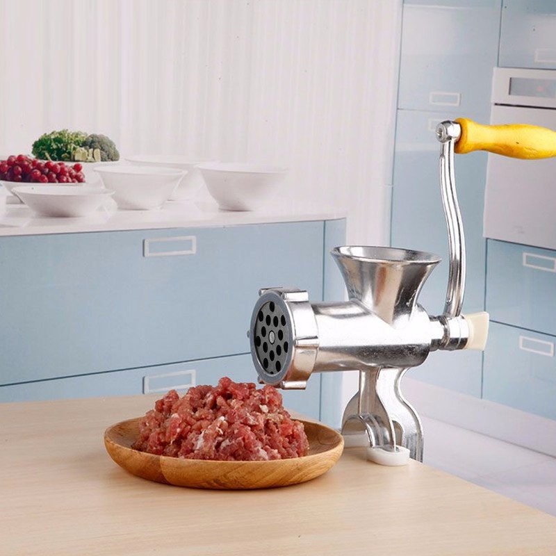 Manual Meat Food Grinder Sausage Stuffer Hand Meat Mincer Grinding