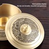 Vintage Ashtray Windproof Auspicious Cloud Pattern Exquisite Ashtray with Lid