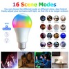 AFINSEA Smart Light Bulbs,WiFi & Bluetooth LED Light Bulb That