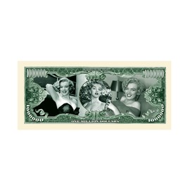 American Art Classics Marilyn Monroe Million Dollar Bills - Pack of 5 - Best Gift for Lovers of Norma Jean