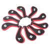10pcs Neoprene Golf Club Iron Head Covers Putter Set Protector