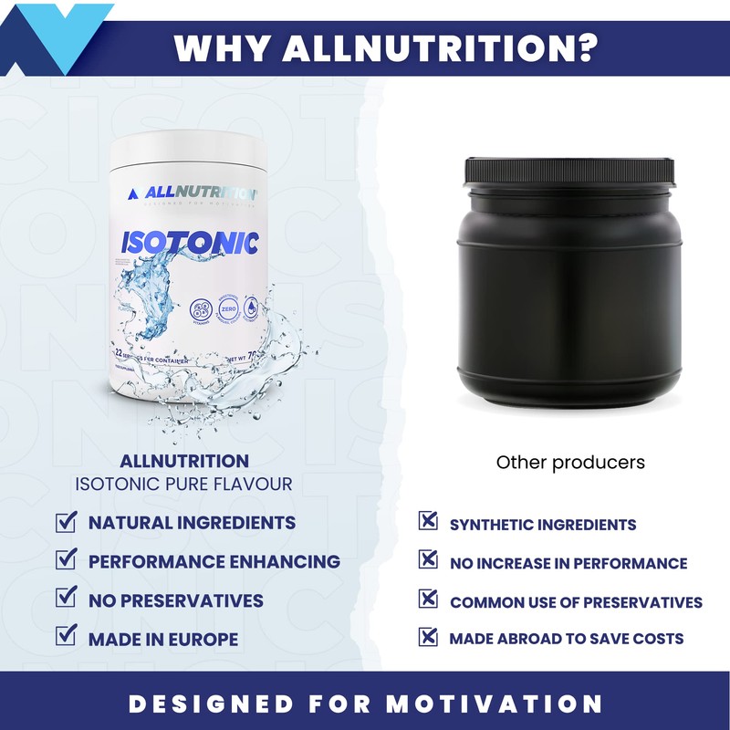 ALLNUTRITION Isotonic Drink Powdered Concentrate for Endurance Boost and Post-Workout