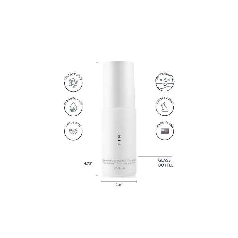 NAELI Crema Hidratante Tintada Anti Envejecimiento Spf 50, Protector Solar