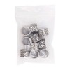 UNICRAFTALE Pack of 10 12 mm Column Beads Stainless Steel