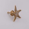 Xinally 6 Pieces Starfish Knobs Coastal Beach Ocean Theme Single