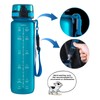 KOBONA 1L Motivational Water Bottle with Time Marking Hydration Tracking