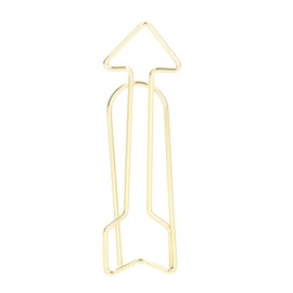 Yosoo Health Gear 100 Clips de Papel, Clips de Metal con Forma de Flor y Punta de Flecha, para Organizar Documentos y Papel de Dibujo, Dorados,...    