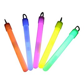 Glowtopia 4 inch Glow Sticks/Glow Batons (1cm thick) - Premium Glowsticks from (Mixed, 25 Pack)