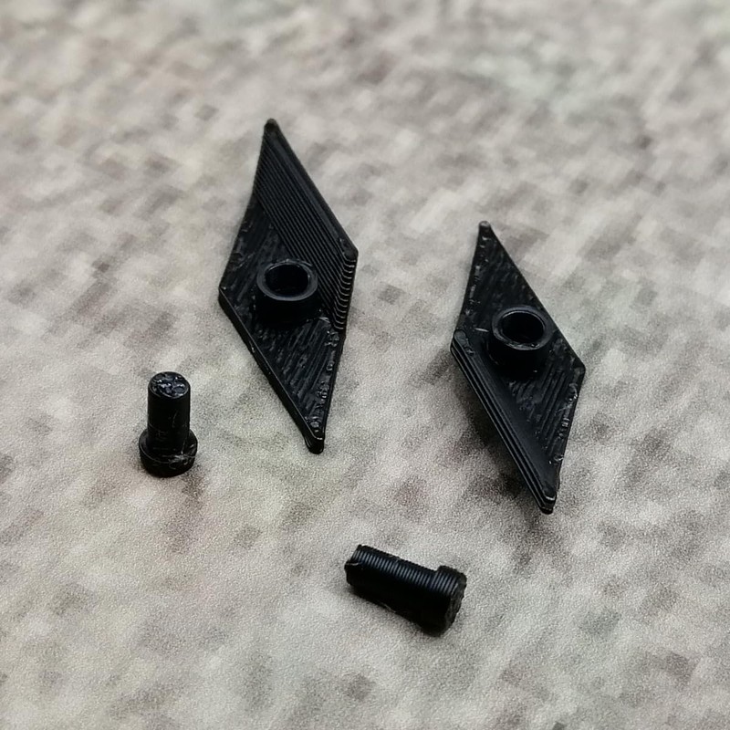 ULEIVA Replacement Power Button 2 x Black Compatible with Garmin