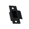 Strike Plate Matt Black Latch Door Frame + Dust Box