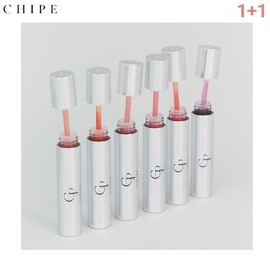 CHIPE Clean Air Fit Matte Lip Tint 3.8g*2ea, Color 1#$%Color 2:01 Bebe Nudy-02 Wood Nude