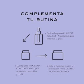 Remedios del Bosque Crema Rejuvenecedora para Cara con Bakuchiol Retinol Vegetal, Ideal para Piel joven, grasa, mixta y sensible, Uso de Día o Noche, 