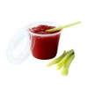 200 Sets - 1oz Disposable Portion Cups with Lids, Souffle