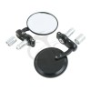 TCMT Black Motorcycle Round 7/8" Bar End Rearview Side Mirrors