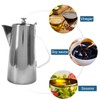 Luxshiny Stainless Steel Pitcher with Lid: 2L Large Capacity Pitcher
