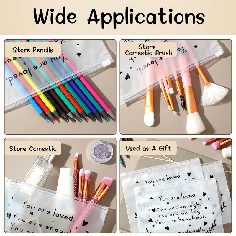 Sotiff 60 Pcs Bulk Inspirational Gifts for Women, Inspirational Makeup