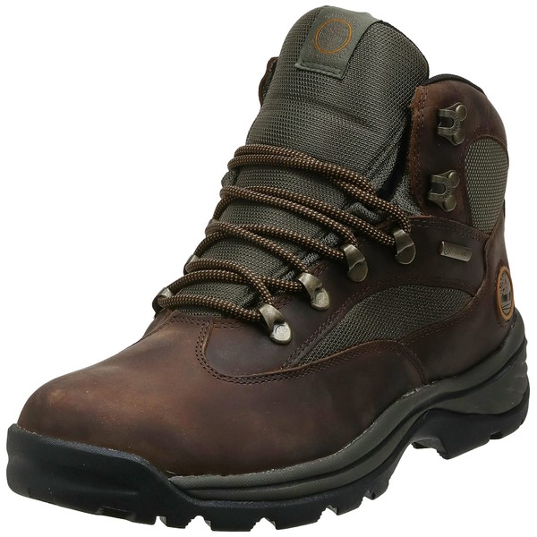 Timberland Men's Chocorua Trail Mid Waterproof Snow Shoe, Brown/Green, 11 D - Medium