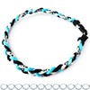 Pack of 12 Baseball Necklaces Rope Tornado Titanium Baseball Rope