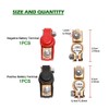 2 PCS Thicked Pure Copper Car Battery Wire Terminal Connector