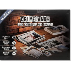 CRIMELAND Crime Game - File Falkenstein - Escape Room Game with Crime Scene Feeling - Climate Neutral, 1 to 6 Players