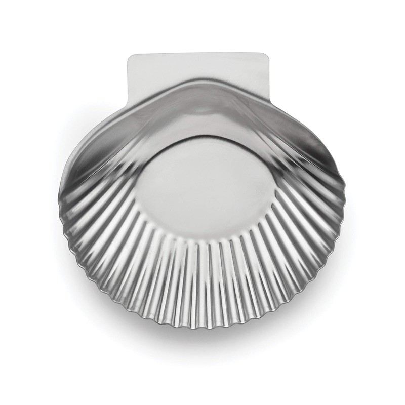 Outset 76494 All Purpose Grillable Stainless Steel Sea Shells, Set