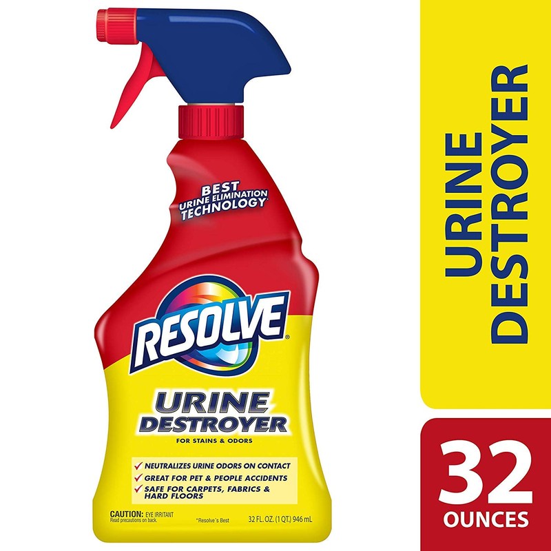 2 Pk. Resolve Urine Destroyer Spray Stain & Odor Remover,