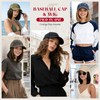 Beige Hat Wig for Women,6 Inch Synthetic Short Straight Hat