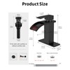 GBBNE Waterfall Bathroom Faucets Single Hole Sink Faucet for 1