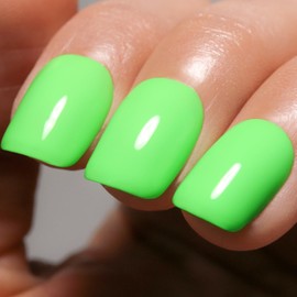 Imtiti Gel Nail Polish, 1Pcs 15ml Green Color Gel Polish Soak Off LED Nail Polish Gel Nail Art Design Manicure Salon DIY at Home Holiday Gift