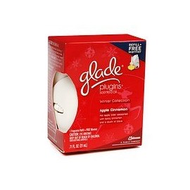 Glade Scented Oil Warmer Unit and refill, Apple Cinnamon