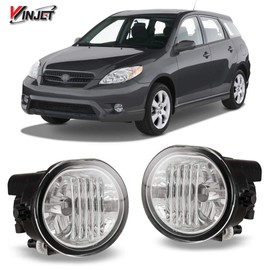 Winjet OEM Series for [2003 2004 2005 2006 2007 2008 Toyota Matrix/Pontiac Vibe] Driving Fog Lights + Switch + Wiring Kit