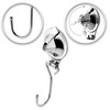 KADAX Suction Hook Stainless Steel Strong Towel Hook Max. 10kg
