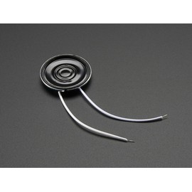 Adafruit Mini Metal Speaker w/Wires - 8 ohm 0.5W [ADA1890]