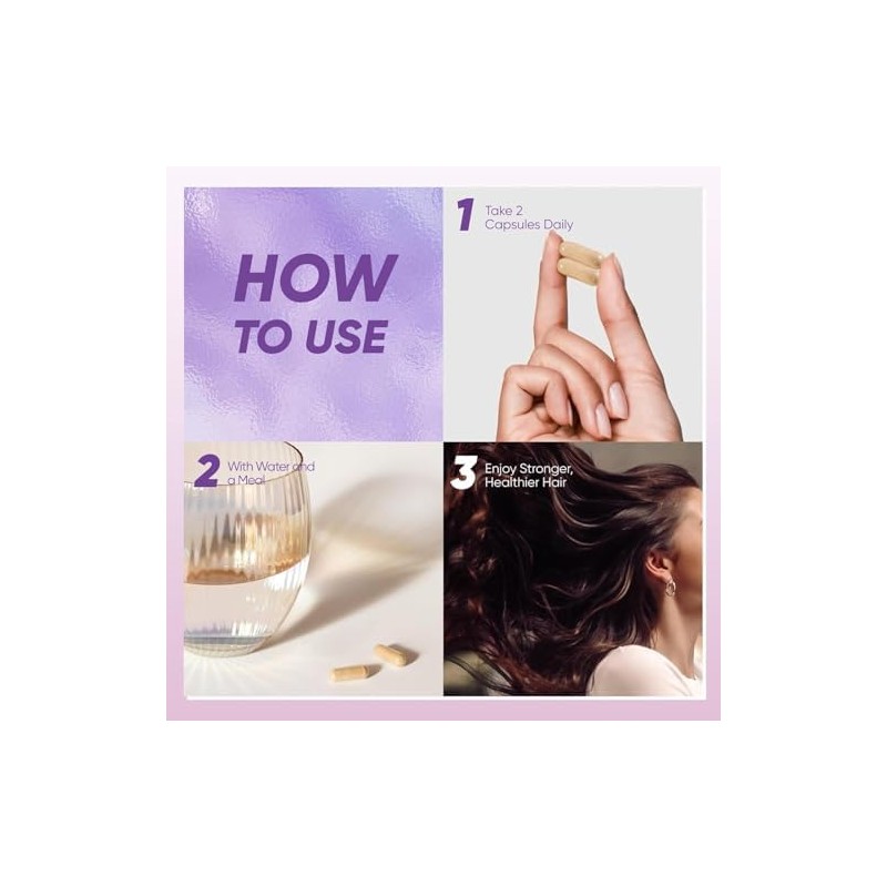 2-Pack Hair Growth Serum - Regrow Hair, Strengthen Hair/Skin/Nails