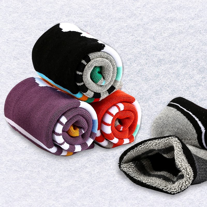 HGRTYXS Kids Ski Socks, Snowboard Socks Winter Warm Thick Snow