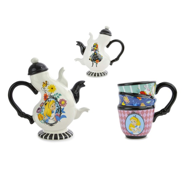 Alice in Wonderland Teapot and Cup Set