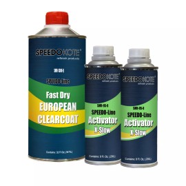 Speedokote Fast Cure High Gloss Euro Clear, quart Kit with X-Slow Activator, SMR-1300/95-Q