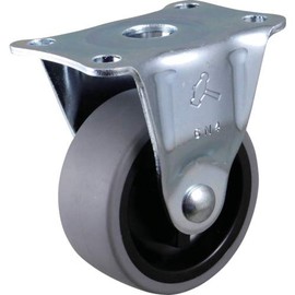 Hammer Caster, Fixed Type, Elastomer Wheel, PP Wheel, 2.0 inches (50 mm), 420R-L50