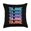 Funny Modern Repeated Tajine Tagine Maghreb Chef Throw Pillow