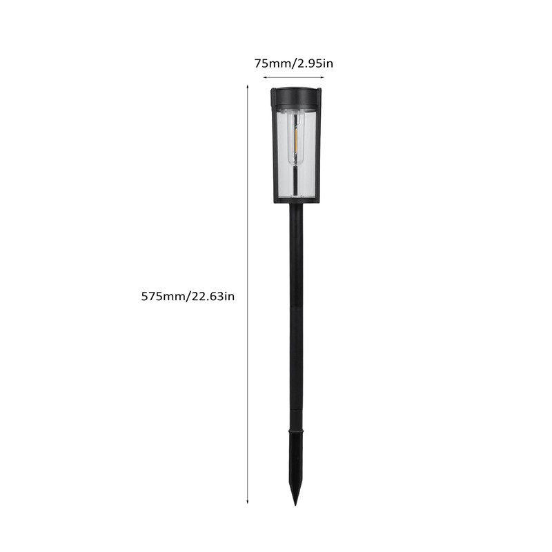Solar Pathway Lights Waterproof Solar Outdoor Lights with LED Tungsten