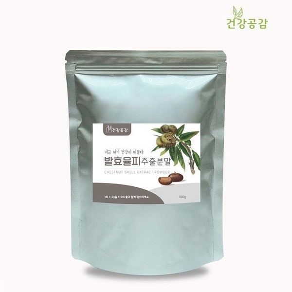 [Health Sympathy] Fermented Yulberry Extract Powder Double Zip Bag 500g, 500g / [건강공감] 발효율피추출분말 이중지퍼백 500g, 500g