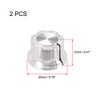 uxcell 2pcs 6.4mm Shaft Hole Potentiometer Volume Control Rotary Knobs
