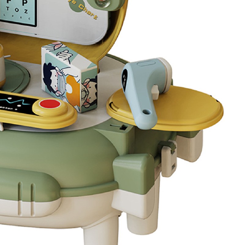 Stimulation Pretend Backpack Playset Multi Functional Portable Pretend Backpack Playing