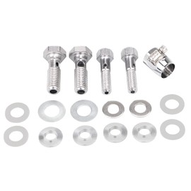 YDLMT Motorcycle Breather Bolts Set 1/2x13-1-3/4 Bolts and 3/8 x 16-1-3/4 Coarse for Harley Sportster 883 1200 Dyna
