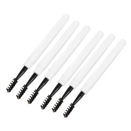 Gogogmee 6pcs Mascara Brush with Ergonomic Handle Eyelash and Eyebrow Applicator for Natural Lash Styling Root Definition Makeup Tool for Women