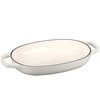 EDGING CASTING Enameled Cast Iron Oval Dutch Oven Pot with