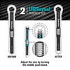 DURATECH Universal Wrench Set, Adjustable Wrench Set, SAE & Metric,