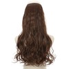prinfantasy Hair Pieces Hair Extensions with Transparent Line Adjustable Fiber